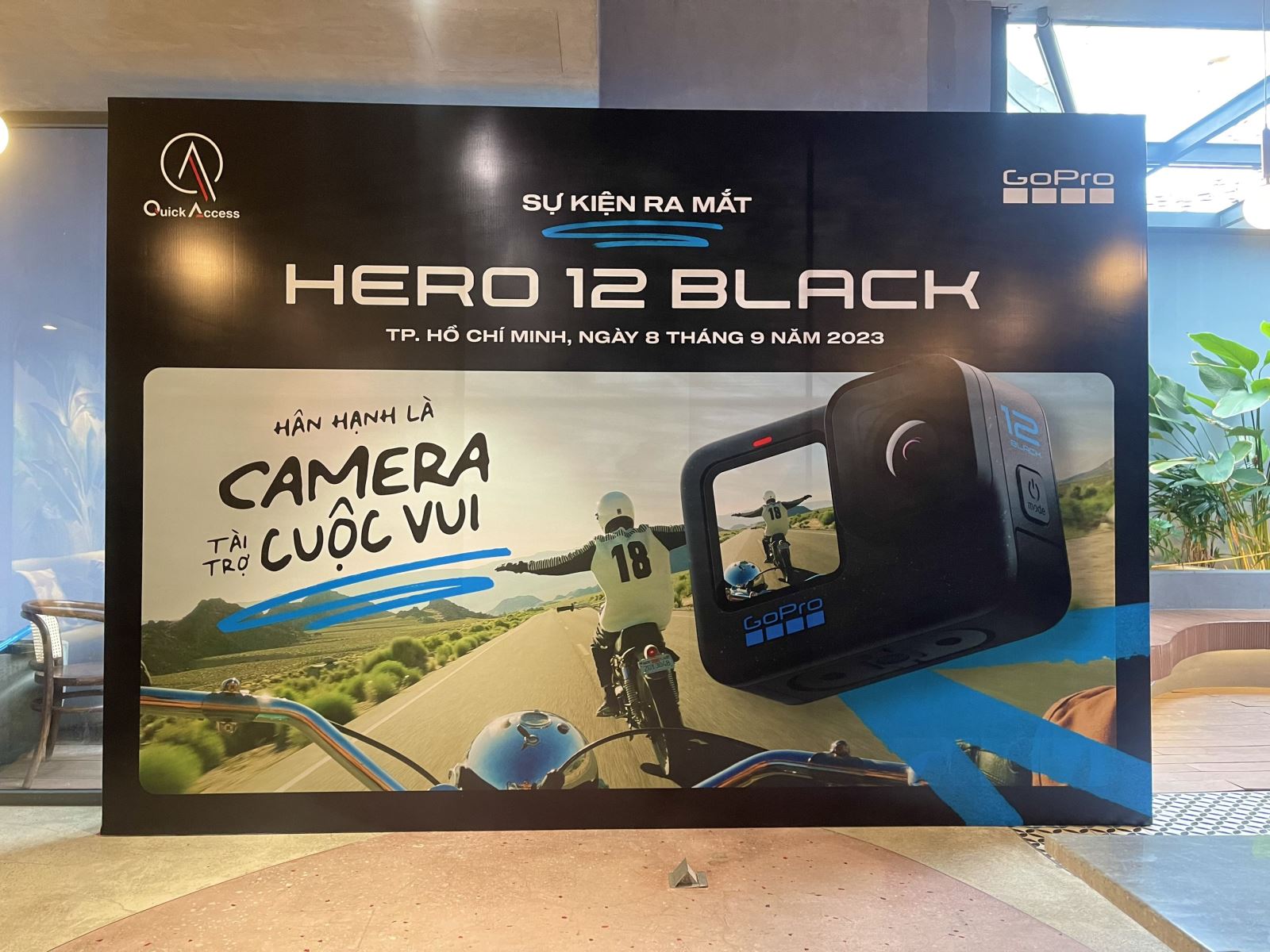 Backdrop hiflex ra mắt sản phẩm GoPro Hero 12 black
